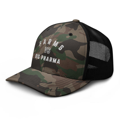 Farms VS Big Pharma Camo Hat