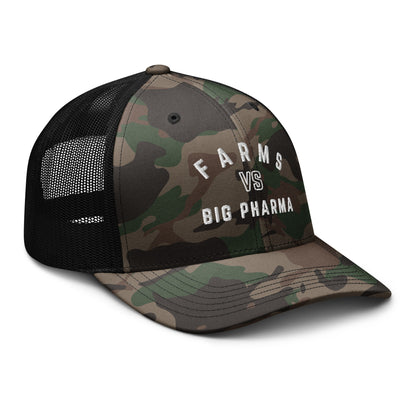 Farms VS Big Pharma Camo Hat