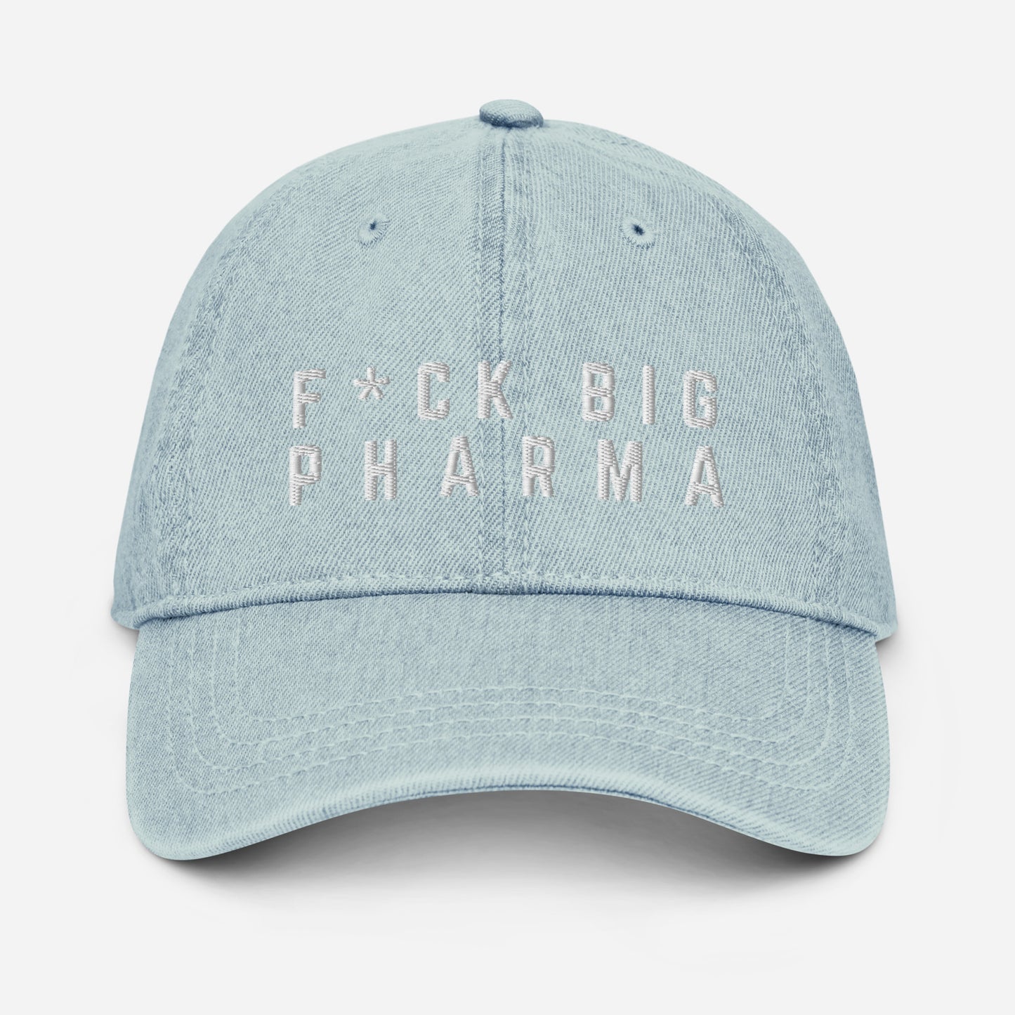 F*CK Big Pharma Denim Hat