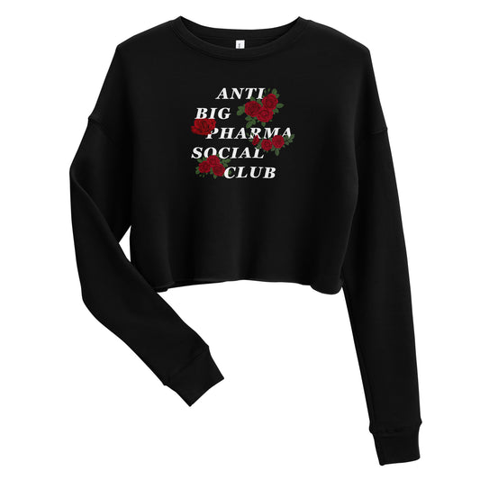 Social Club Rose Crop Sweatshirt